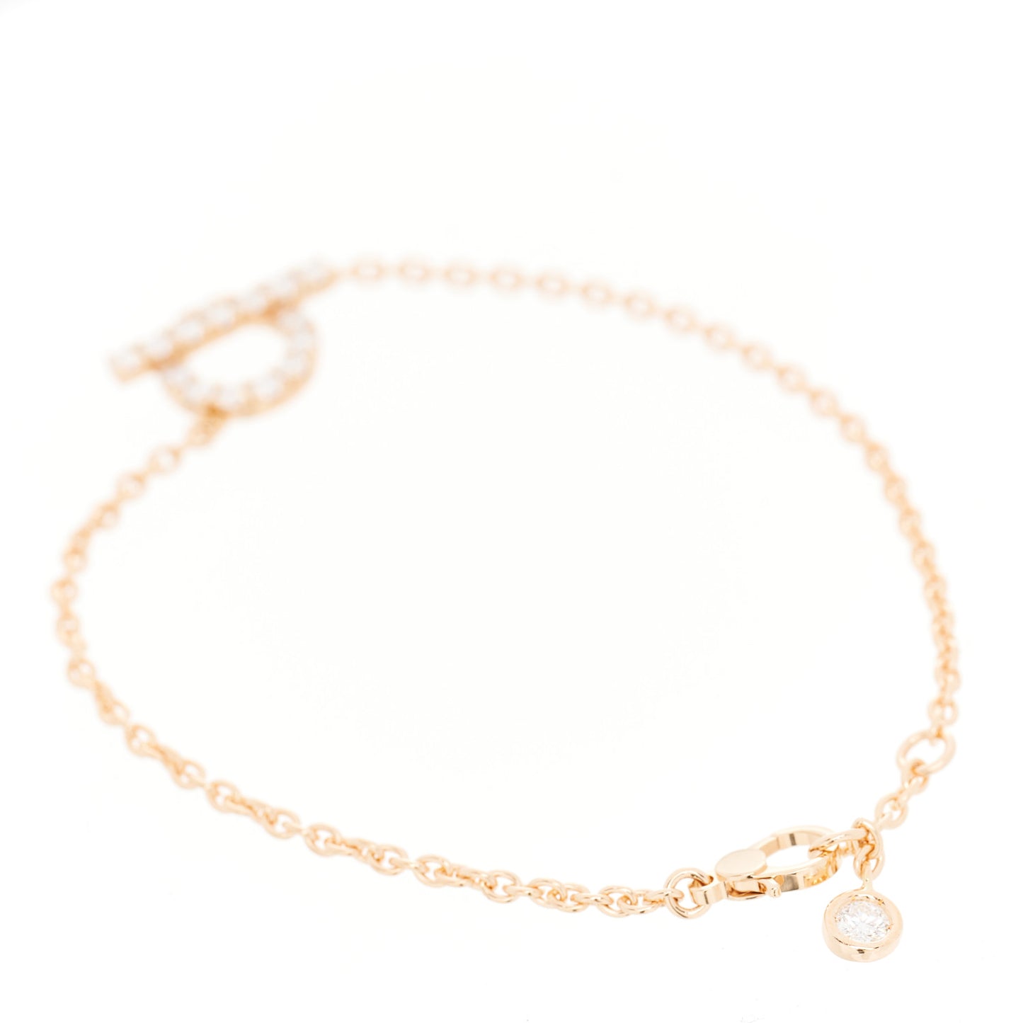 18K Rose Gold Diamond Finesse Bracelet ST
