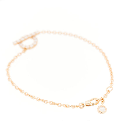 Hermes 18K Rose Gold Diamond Finesse Bracelet ST 2 of 5