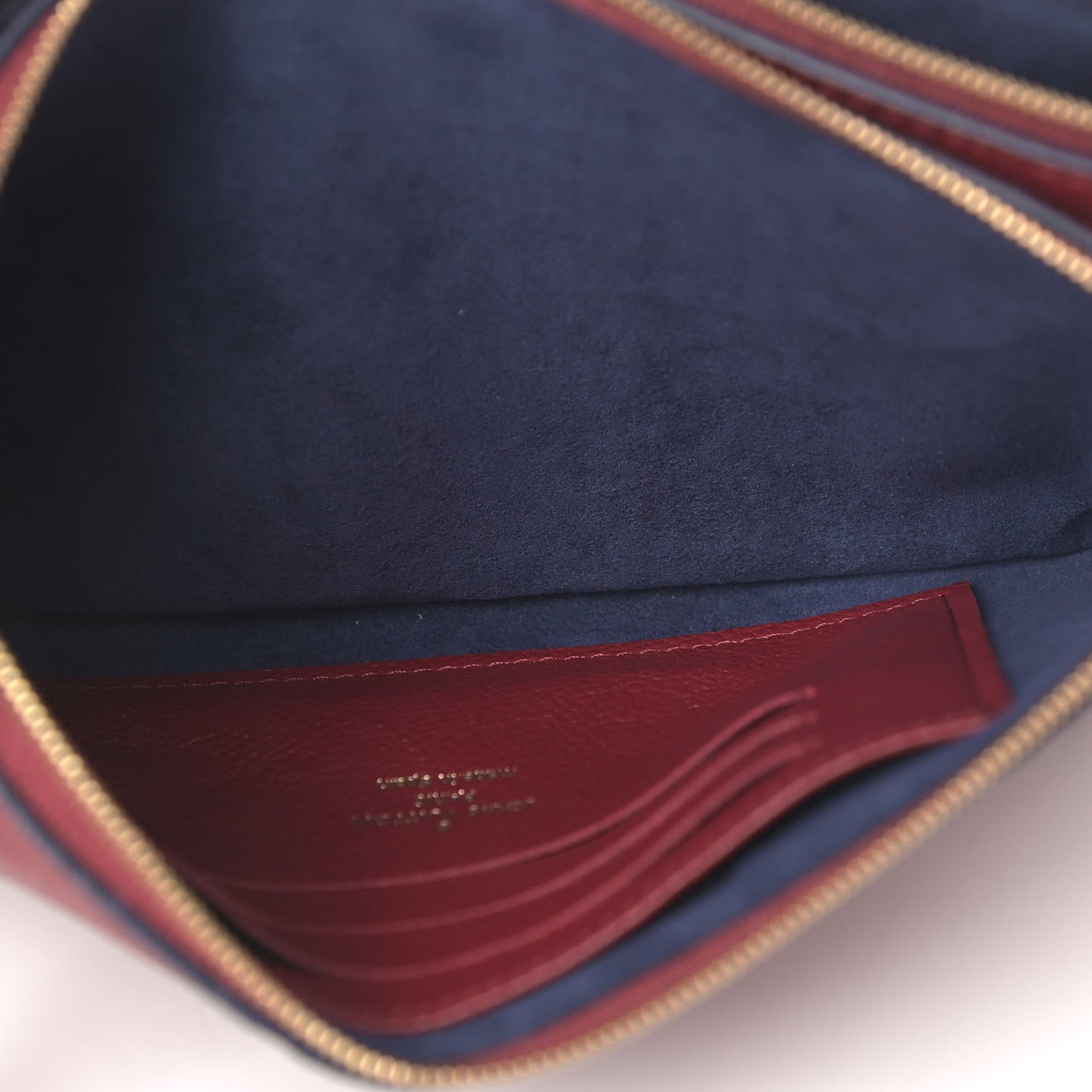 Empreinte Double Zip Pochette Cherry Berry