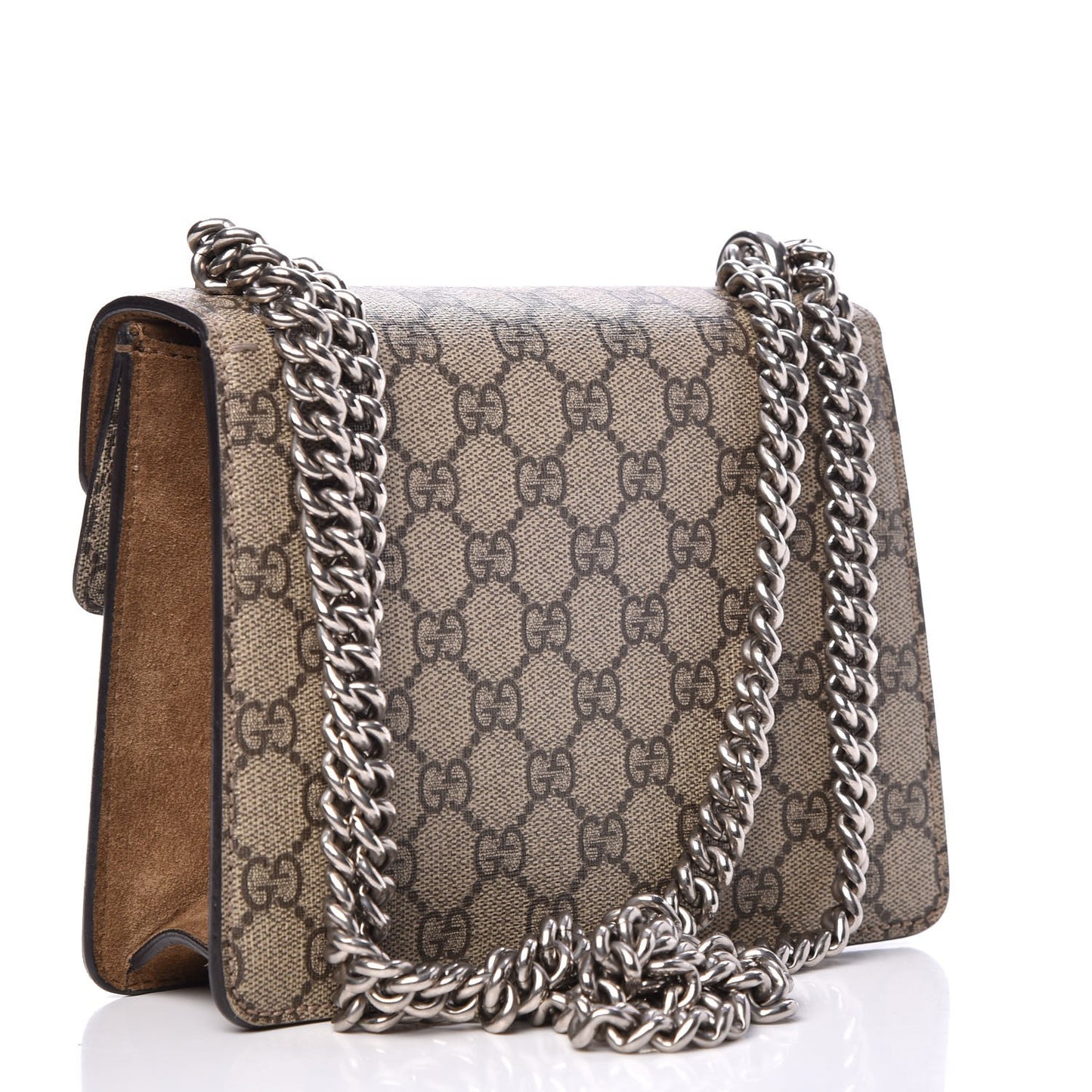 GG Supreme Monogram Mini Dionysus Shoulder Bag Taupe