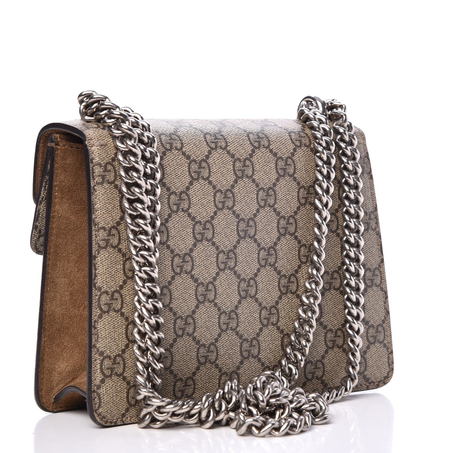 Gucci GG Supreme Monogram Mini Dionysus Shoulder Bag Taupe 4 of 11