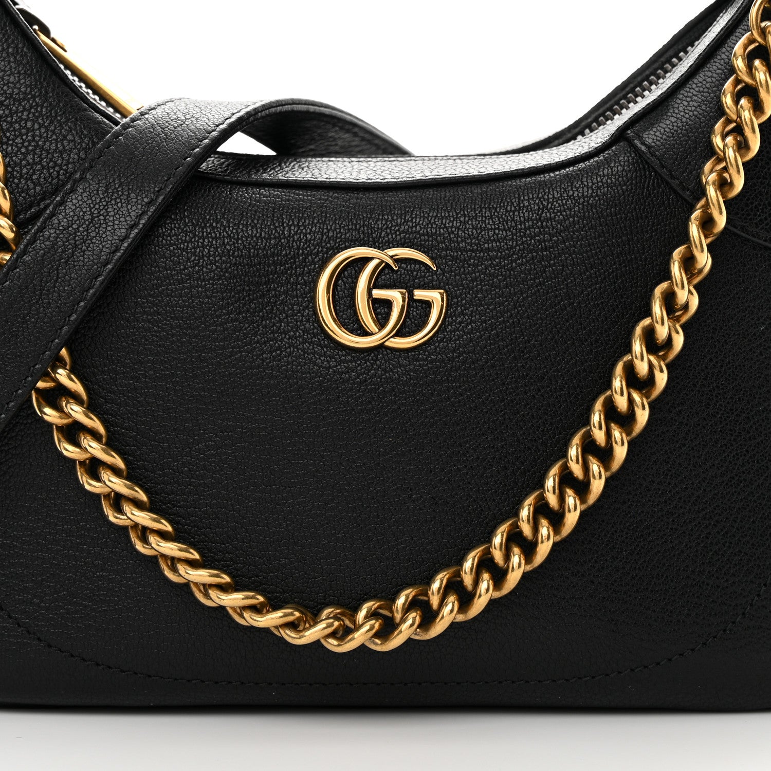 Gucci Goatskin Small Aphrodite Shoulder Bag Black 7 of 13