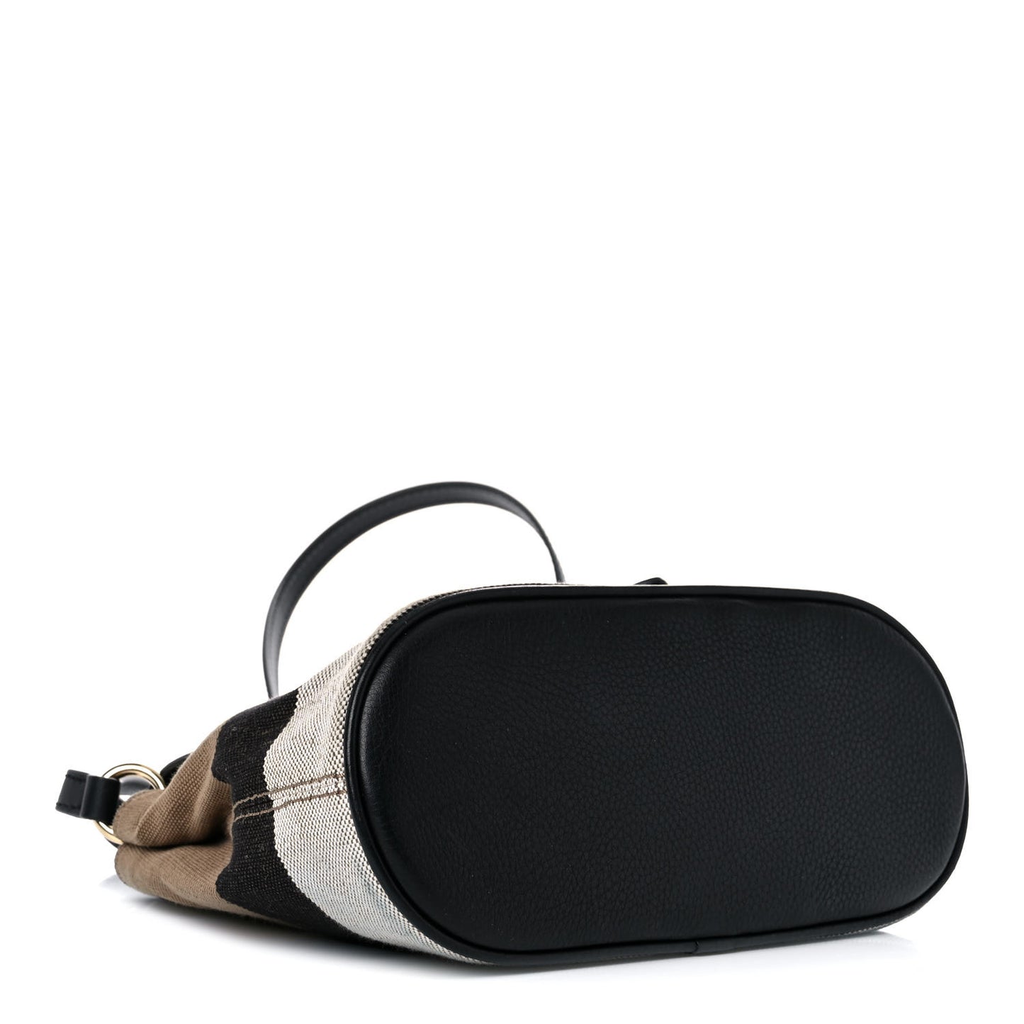 Mega Check Grainy Calfskin Small Gowan Messenger Bag Black