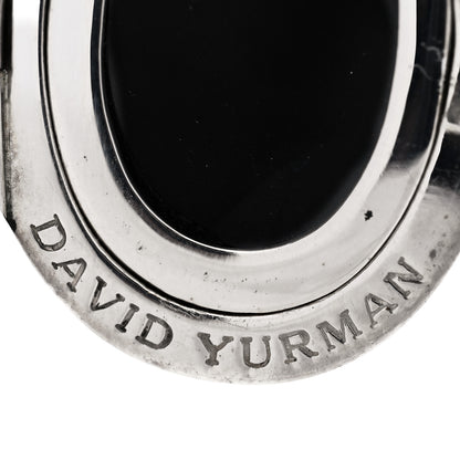 David Yurman Sterling Silver 18K Yellow Gold Oval Cable Locket Pendant 5 of 7