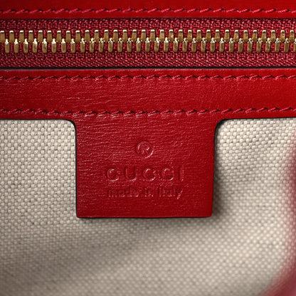Gucci Boarded Plutone Calfskin Horsebit 1955 Single Buckle Backpack New Cherry Red 6 of 9