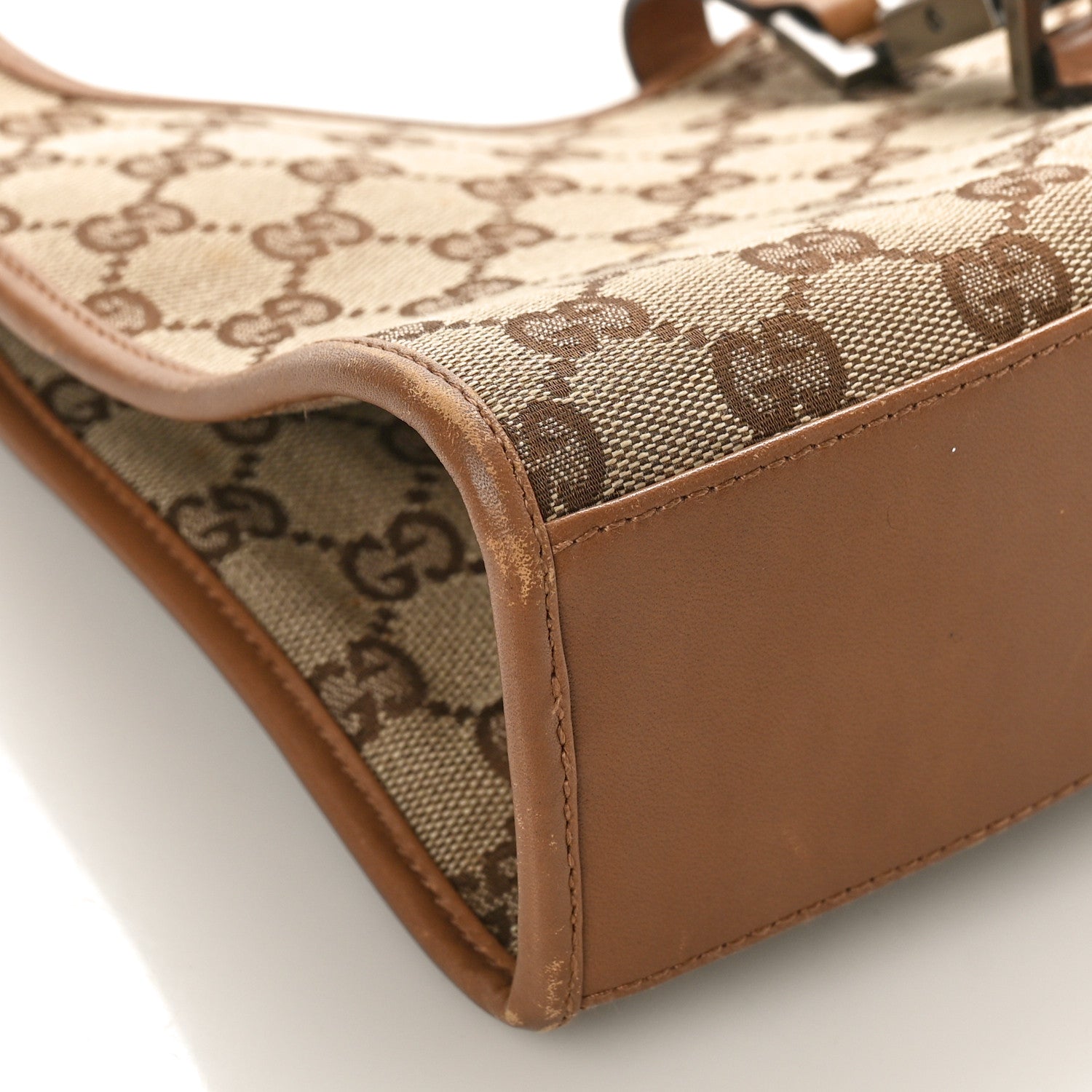 Gucci Monogram Small Bardot Bag Brown 8 of 14