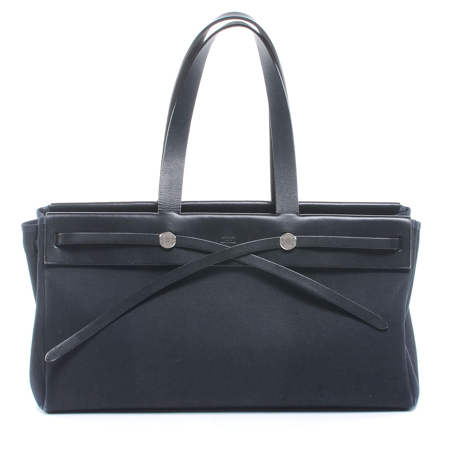Hermes Toile Herbag Cabas Black 4 of 8