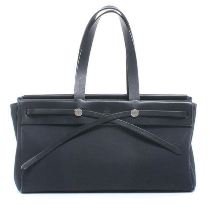 Hermes Toile Herbag Cabas Black 4 of 8