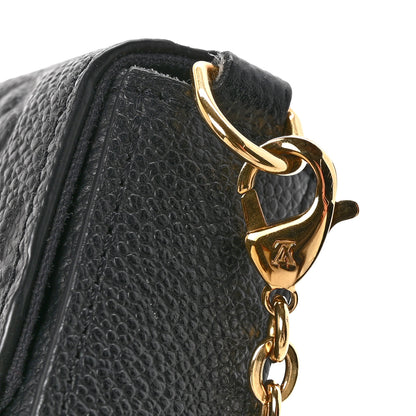 Louis Vuitton Empreinte Pochette Felicie Chain Wallet Black 13 of 15