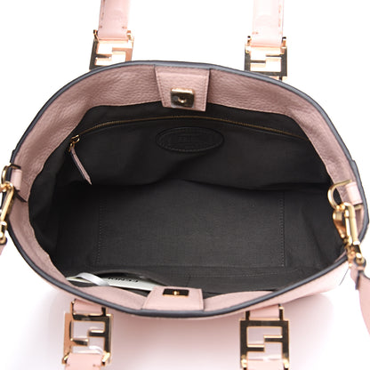 Fendi Cuoio Romano Selleria Small FF Tote Cipria 4 of 8
