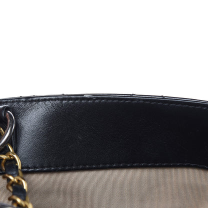 Chanel Glazed Crinkled Calfskin Medium East West Flap Black 12 of 12