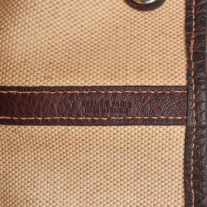 Hermes Toile Buffle Gala Garden Party Tote 36 MM Marron Fonce 9 of 14