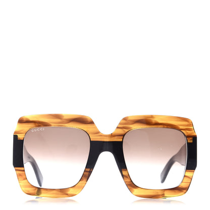 Gucci Square Frame GG0178S Sunglasses Havana 2 of 8