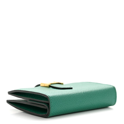 Hermes Epsom Mini Bearn Wallet Vert Jade 4 of 11