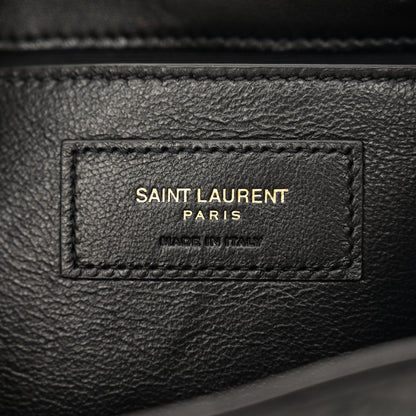 Saint Laurent Lambskin Quilted Monogram Mini Nolita Black 6 of 11