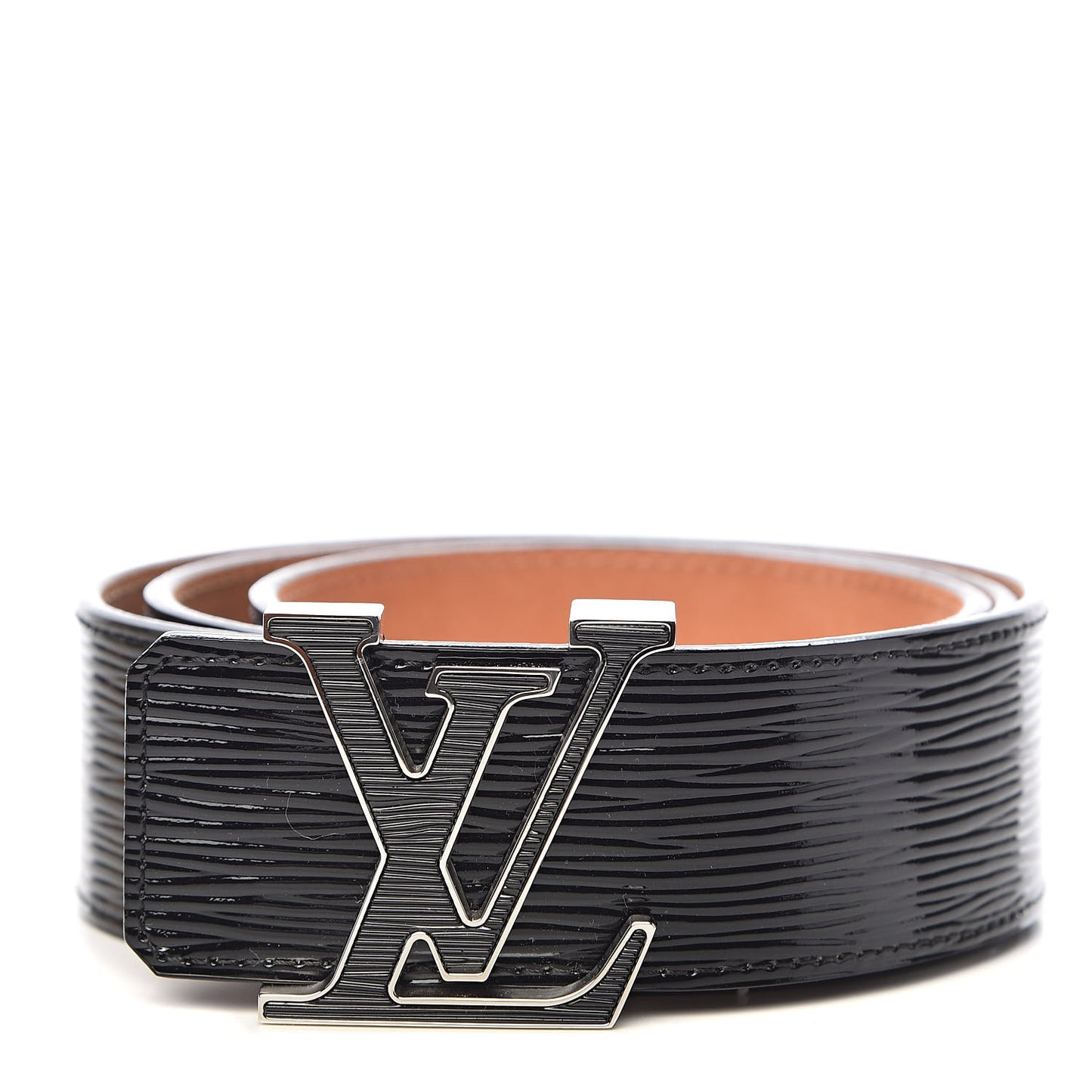 Epi Electric 40mm LV Initiales Belt 85 34 Black