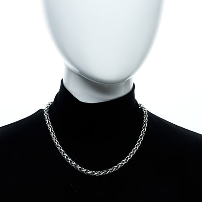 David Yurman Sterling Silver 14K Yellow Gold 6mm Wheat Chain Necklace 2 of 5