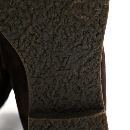 Louis Vuitton Suede Fur Wintry Boots 37 Brown 7 of 9
