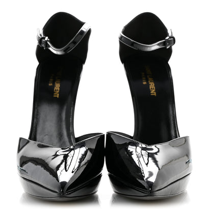 Saint Laurent Patent Zizi D'Orsay Pump 39 Black 3 of 10