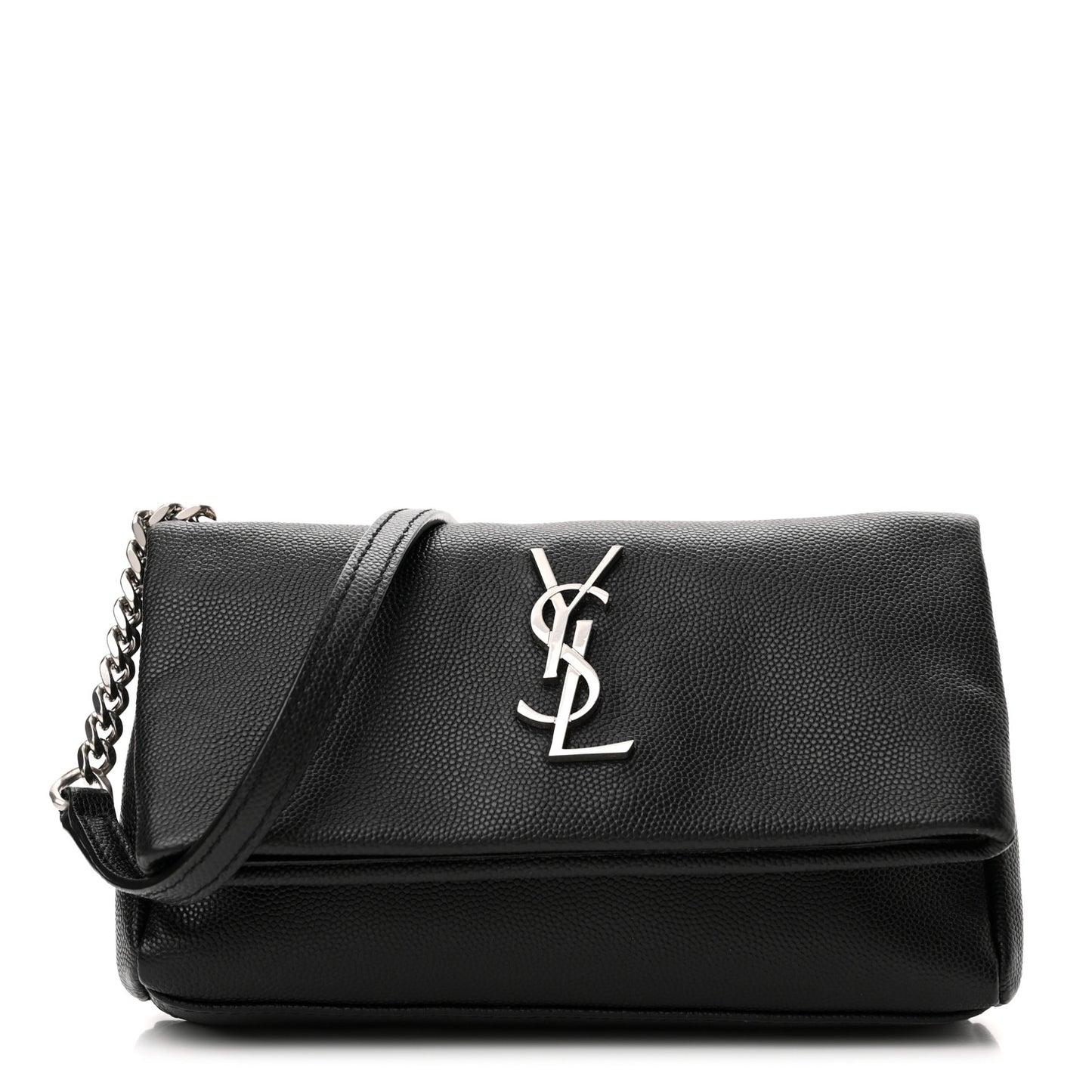 Grain De Poudre Monogram Toy West Hollywood Fold-Over Bag Black
