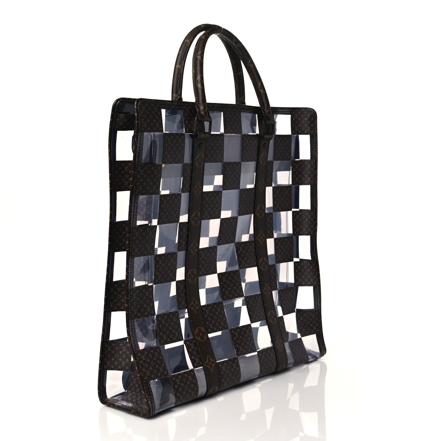 Louis Vuitton PVC Monogram Chess Sac Plat 2 of 8