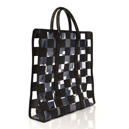 Louis Vuitton PVC Monogram Chess Sac Plat 2 of 8