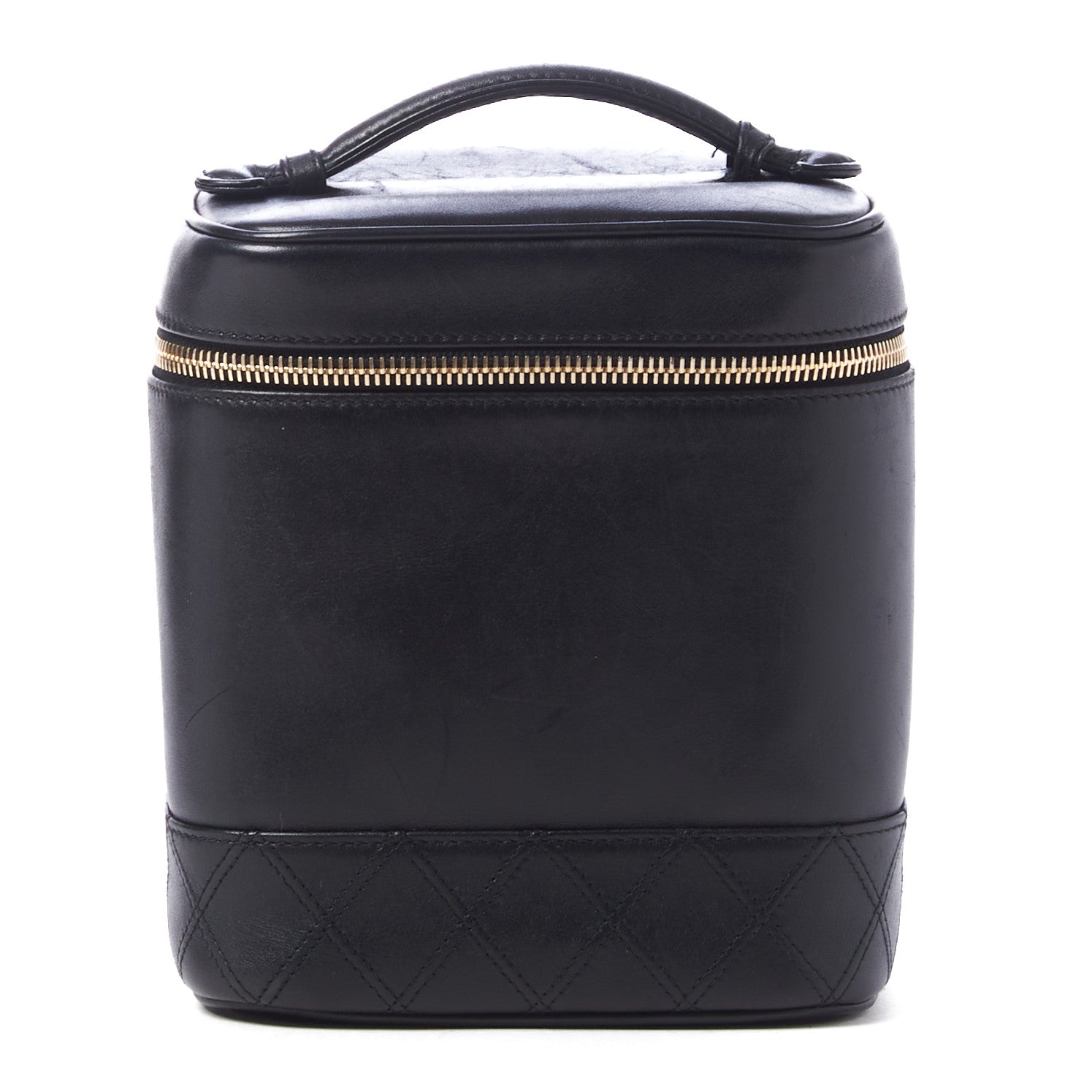 Chanel Lambskin Vanity Cosmetic Case Black 1 of 8