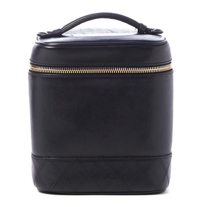 Chanel Lambskin Vanity Cosmetic Case Black 1 of 8