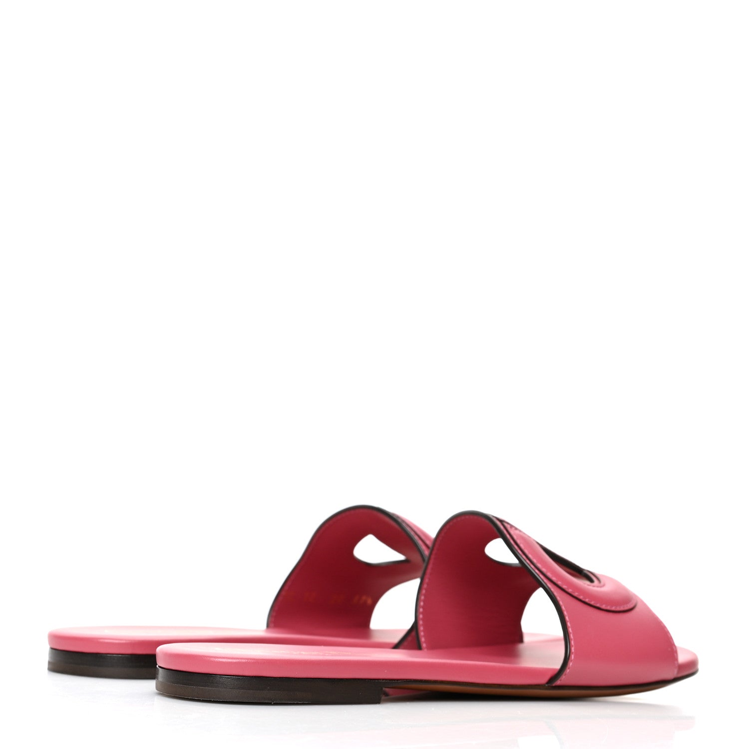 Christian Dior Calfskin D-Club Mule Sandal 37.5 Strawberry 4 of 8