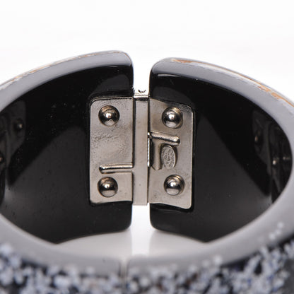 Chanel Resin Glitter CC Bangle 4 of 6