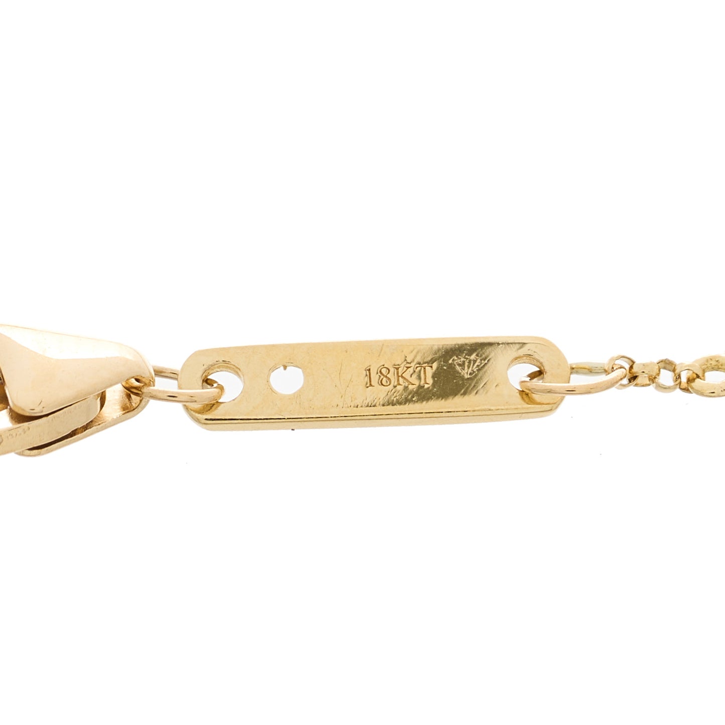 18K Yellow Gold Diamond Barooco Station Bracelet