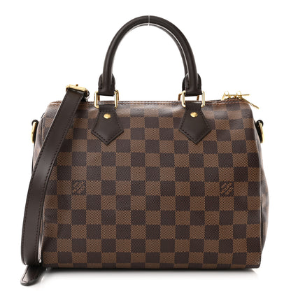 Louis Vuitton Damier Ebene Speedy Bandouliere 25 1 of 10