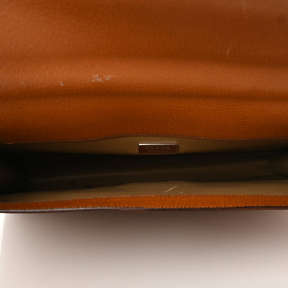 Prada Pigskin Briefcase Brown 5 of 16