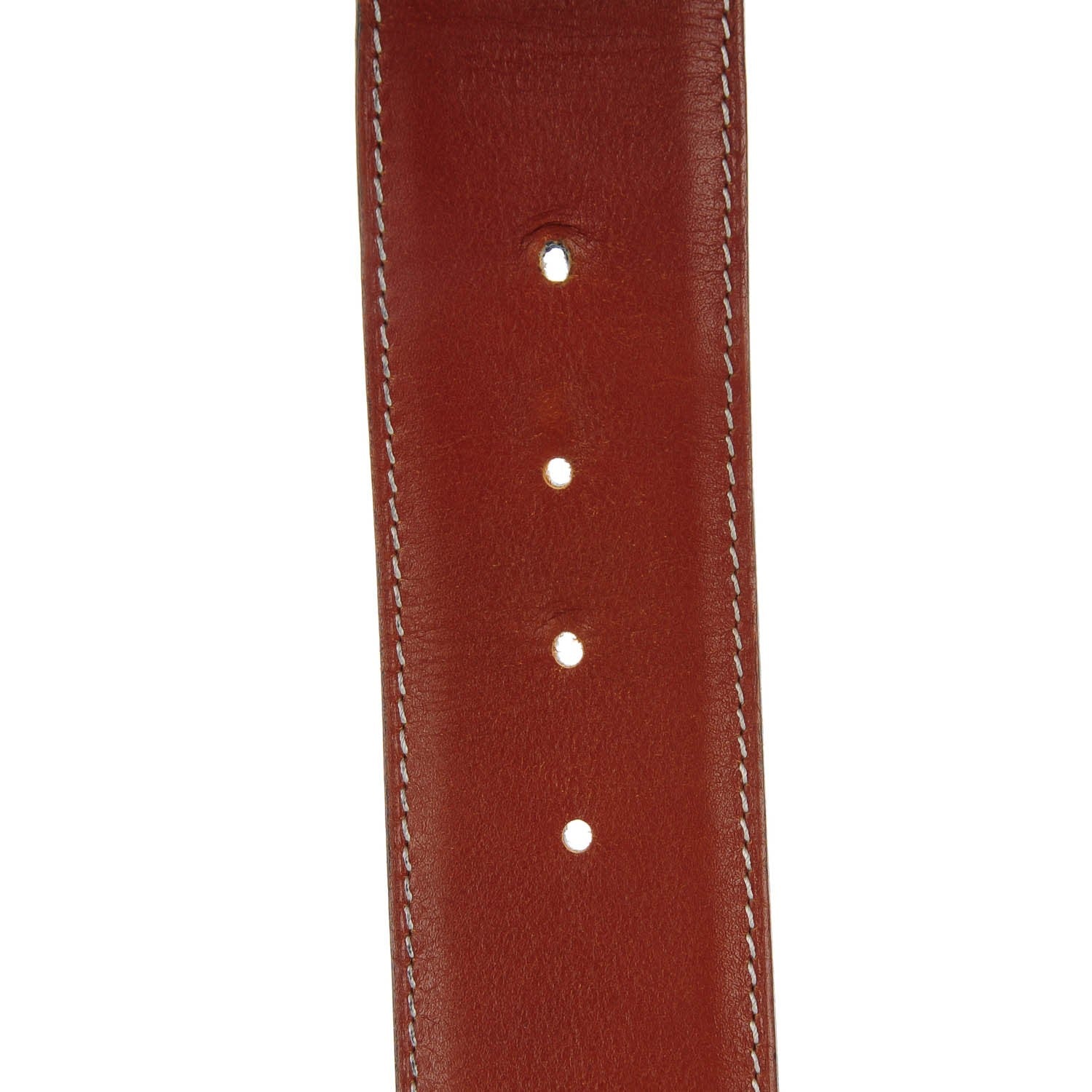Hermes Chamonix Tadelakt 42mm Clou De Paris Belt 95 Black 4 of 9