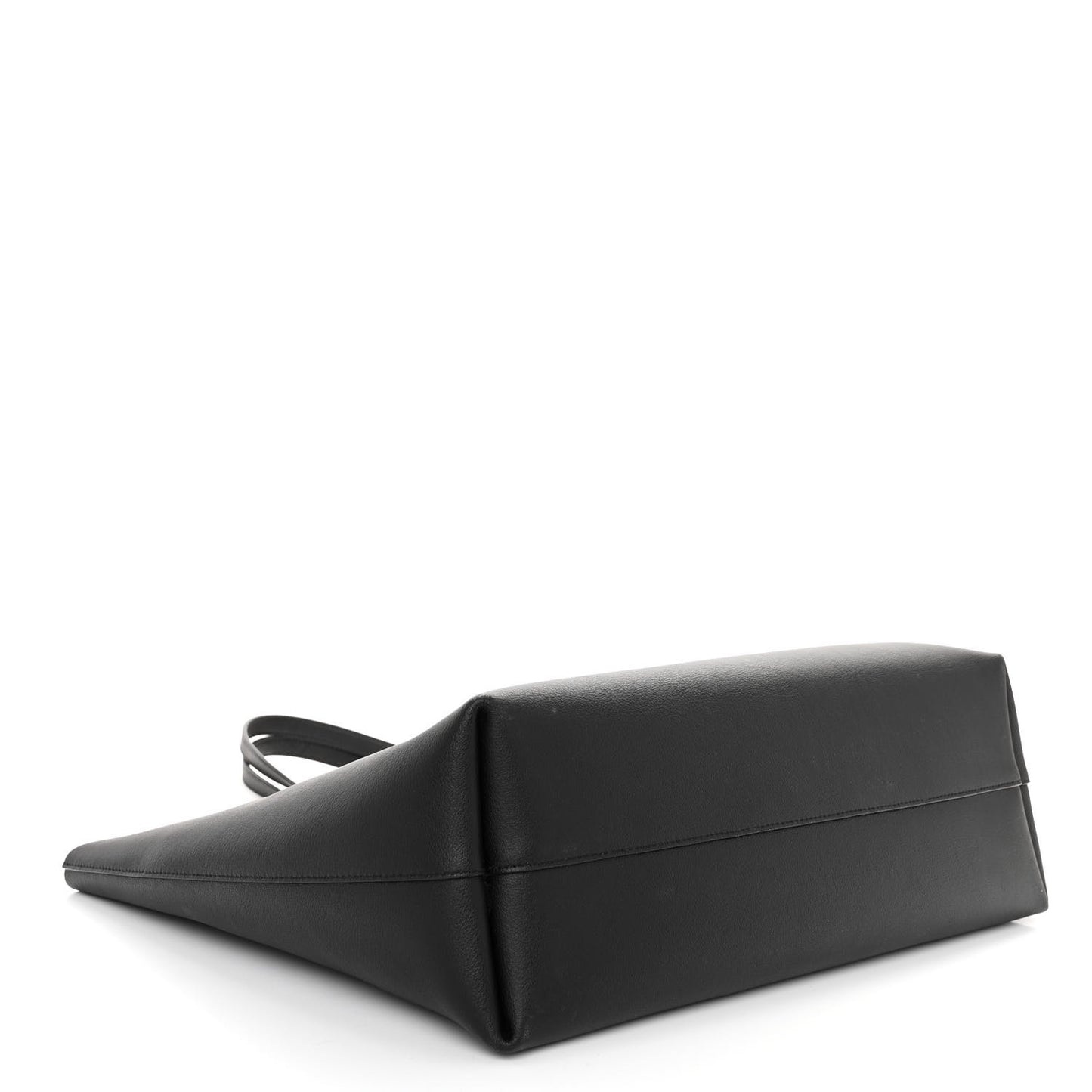 SAINT LAURENT Calfskin Large Shopping Tote Black