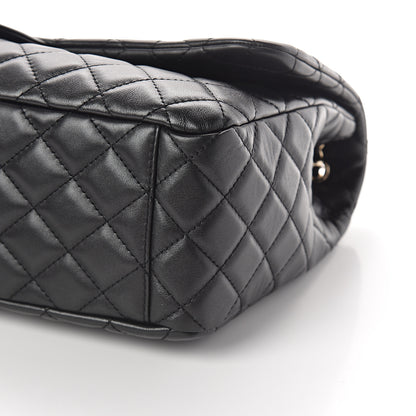 Chanel Calfskin Quilted XXL Travel Flap Bag Black 9 of 9