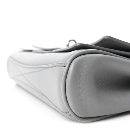 Balenciaga Smooth Calfskin Small Bel Air Clutch On Strap Cloud Grey 9 of 9