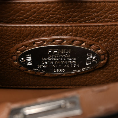 Fendi Cuoio Romano Selleria Petite Peekaboo I SEE U Iconic Satchel Fettuccia 6 of 10