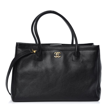 Chanel Calfskin Cerf Shopper Tote Black 1 of 11
