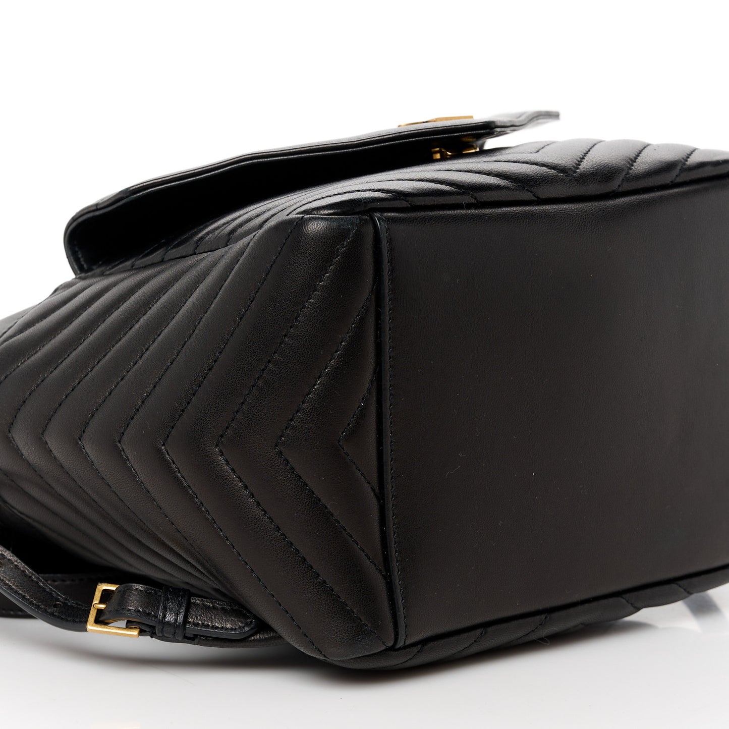 Lambskin Matelasse Monogram Joe Backpack Black
