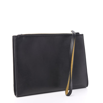 Stella McCartney Alter Nappa Perforated Logo Pouch Black 2 of 7