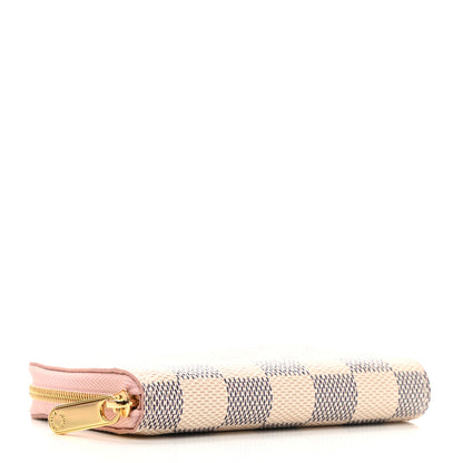 Louis Vuitton Damier Azur Zippy Coin Purse Rose Ballerine 4 of 7