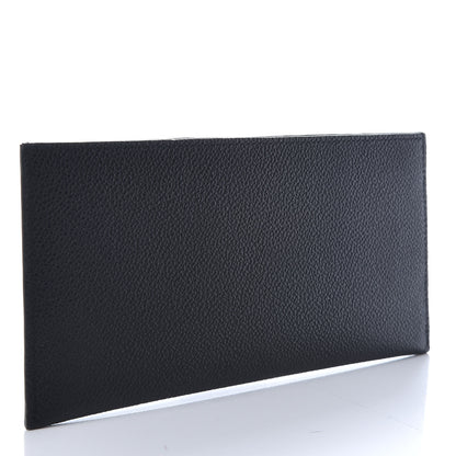 Louis Vuitton Calfskin Felicie Chain Wallet Card Holder Insert Black 3 of 6
