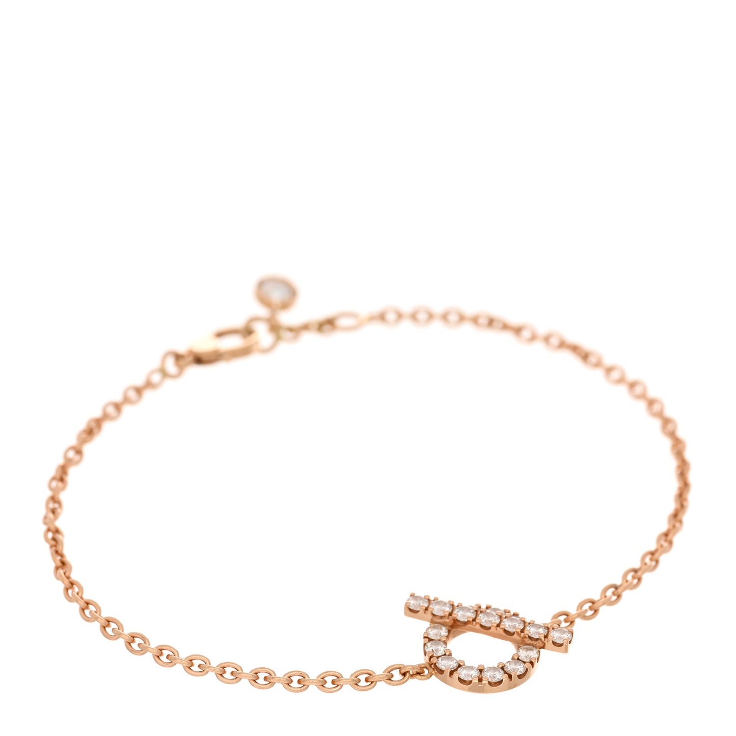 18K Rose Gold Diamond Finesse Bracelet ST