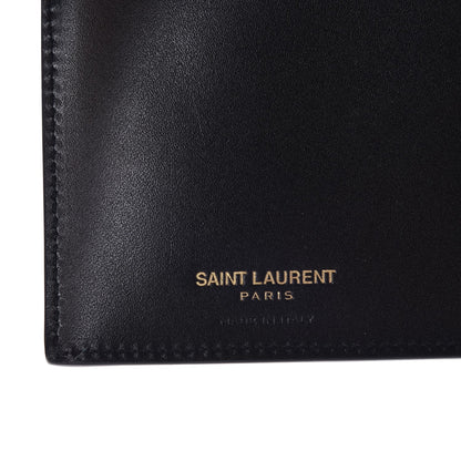Saint Laurent Classic Toile Monogram Travel Document Case Black 7 of 8