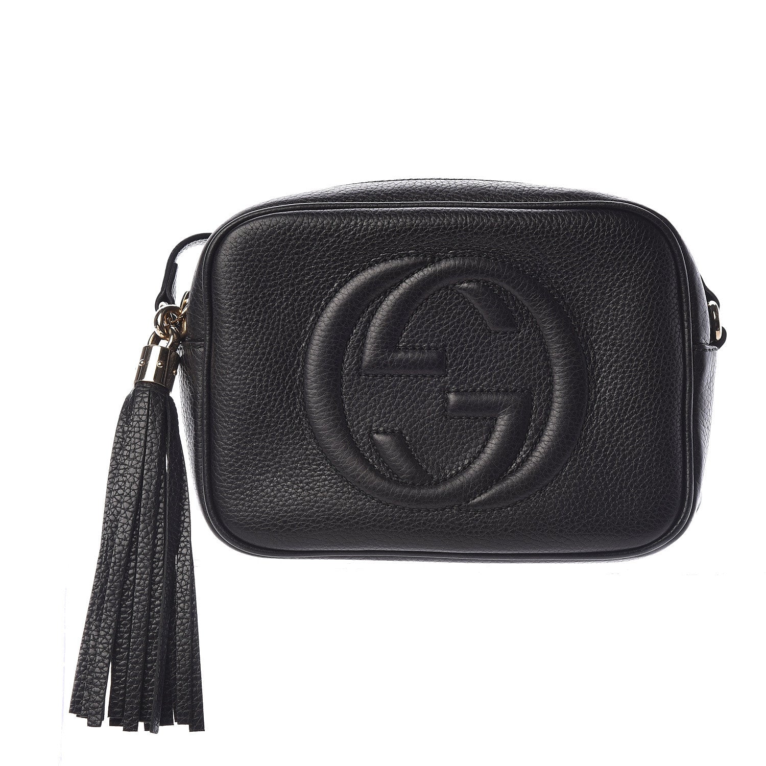 Gucci Pebbled Calfskin Small Soho Disco Bag Black 1 of 12