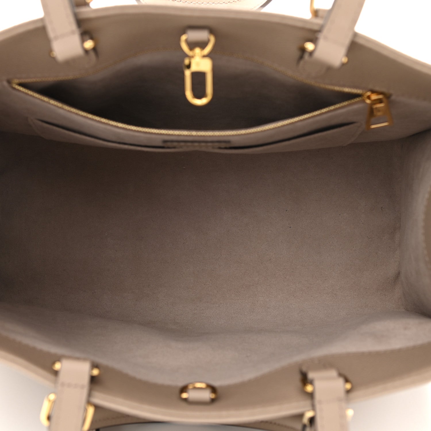 Louis Vuitton Empreinte Monogram Giant Onthego MM Tourterelle 5 of 10