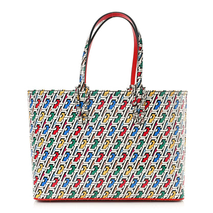 Christian Louboutin Patent Calfskin Small East West Cabata Tote Multicolor 3 of 9