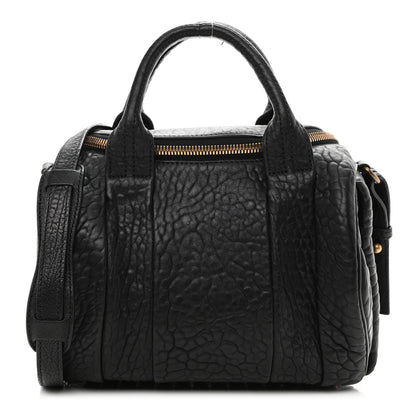 Alexander Wang Pebbled Lambskin Rockie Black Rose Gold Hardware 1 of 10