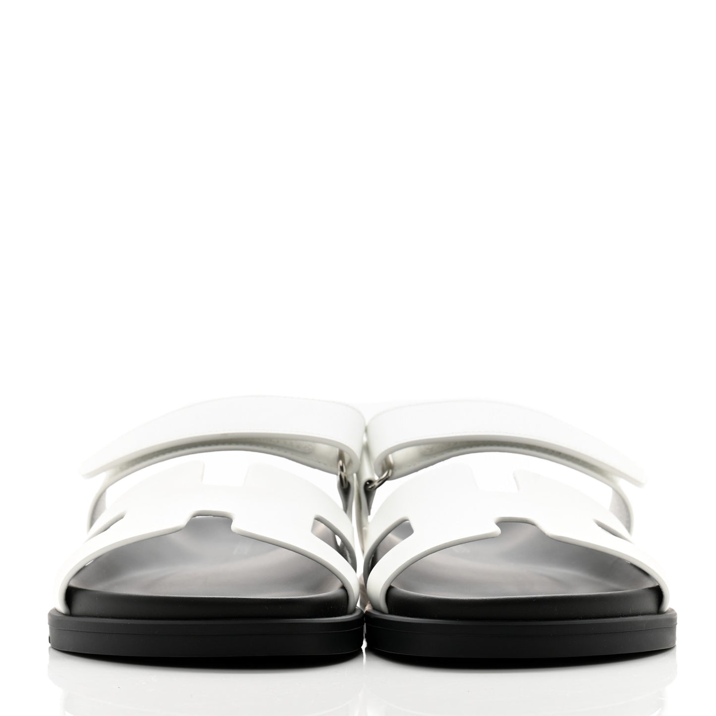 Calfskin Womens Chypre Sandals 38.5 White